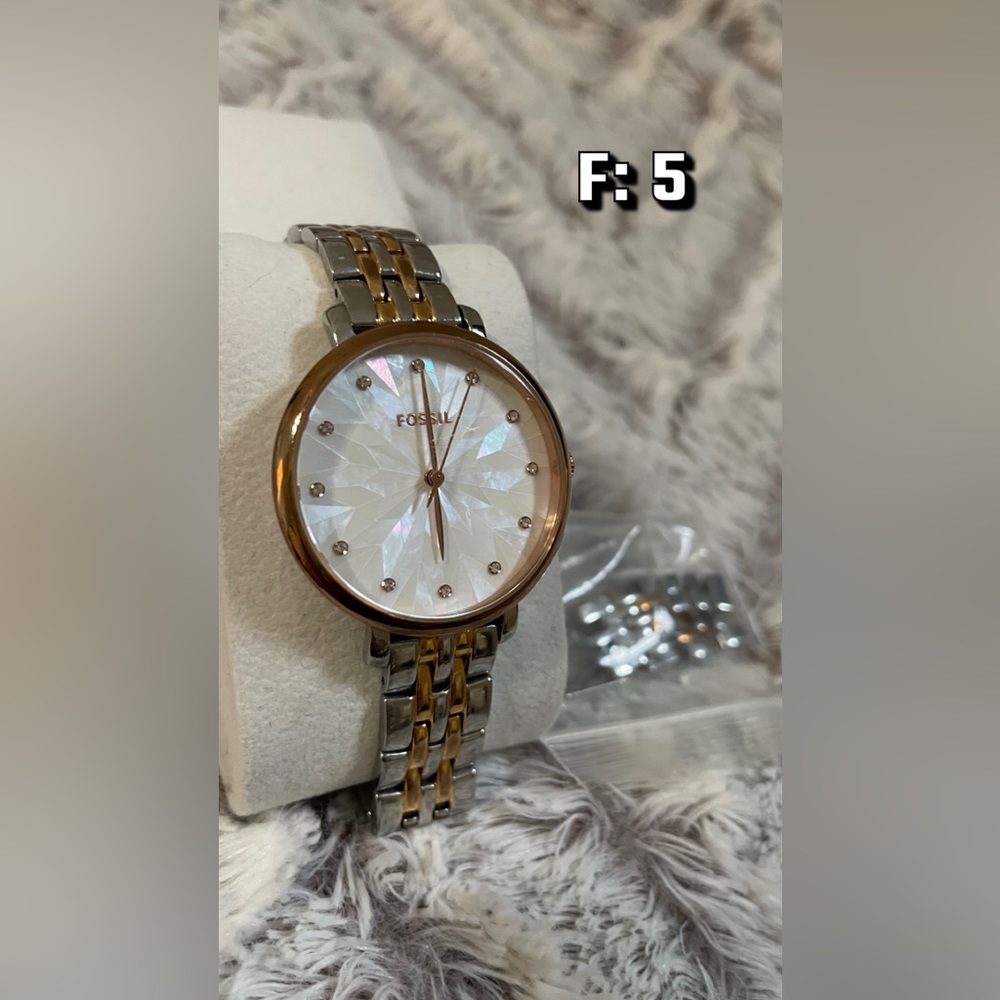 Fossil Watch with Abalone face